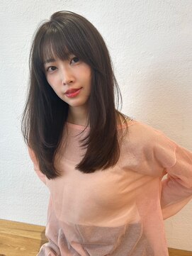 ユーフォリア 渋谷グランデ(Euphoria SHIBUYA GRANDE) チョコレートブラウン 透明感カラー 小顔カット 顔周りカット