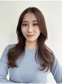 韓国ロング×くびれヘア*フェイスレイヤーカット*白髪染めOK