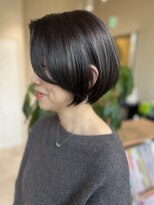 センジュ 武蔵小杉(SENJYU)&nbsp;★髪質改善★ショートボブ韓国丸みショートカットミルクティー