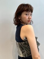 エディット トウキョウ(e.dit tokyo)&nbsp;【e.dit tokyo macoto】ボブパーマボブスタイル透明感カラー