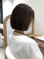 アドラーブル ココロ 新潟(adorable CoCoLo)&nbsp;40代50代似合わせ◎切りっぱなしボブ×ひし形シルエット