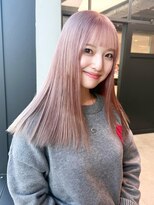 アルバム 銀座(ALBUM GINZA) ロング顔周りレイヤーおくれ毛前髪カット美髪_F0639