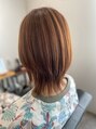 アグ ヘアー リーベ 広面店(Agu hair liebe)&nbsp;オレンジベージュのくびれスタイル