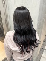 ルノン フィージュ(LUNON fieju)&nbsp;黒髪クラゲヘアーオリーブグレー小顔ココアベージュ