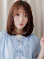カバーヘア ブリス 戸田公園西口店(COVER HAIR bliss)&nbsp;小顔艶感ストレート顔周りレイヤーミディアムY戸田公園20代30代