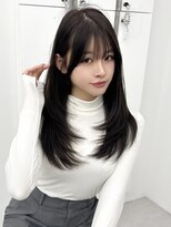 アマトウキョウスマートサロン(AMA TOKYO×Smart Salon) くびれレイヤー/顔まわりカット/レイヤーカット/小顔ヘア