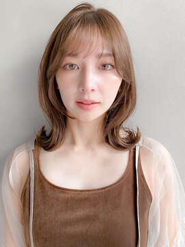 リヤン 表参道(lyann) 愛され薄めバング結べるボブダークアッシュ似合わせカット