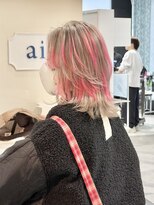 エアー 青山(AIR)&nbsp;デザインカラーレッドカラーブロンドベージュカラー