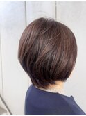 40代50代60代　前下がりショートボブ　2602