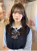 ブリーチなしのダブルカラー×レイヤーカット