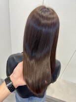 ボンドストーリーホワイト(BondStory White)&nbsp;艶ブラウン×柔らか美髪ストレートロング