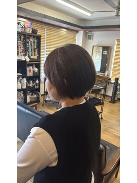 美容室 賀流。 ショートボブ
