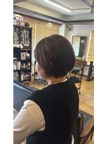 美容室 賀流。 ショートボブ