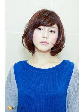 アルターリアン(aL ter LieN) 【aL-ter LieN TAKU】小顔カット☆デザインカラーボブ　千葉
