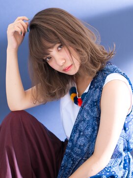 ヘアアンドエステ ヒロイン 西麻布本店(Hair&Esthe HIROIN) 外ハネ×ブルージュ『山村雄貴』