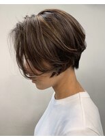 チクロヘアー(Ticro hair) 【TICRO大石】ベージュショート