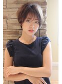 ３０代・４０代・５０代大人可愛いナチュラルショート　ひし形