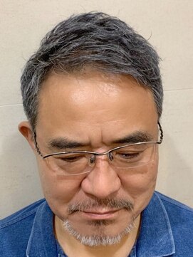 グレイスフル バーバープラチナム 六本木店(Graceful Barber platinum) 簡単1分スタイリング！シルバーアッシュソフモヒ