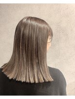 ヘアサロンエムフィス 池袋東口(HAIR SALON M Fe's)&nbsp;外ハネボブ/アッシュブラウン/ネオウルフ/デザインカラー