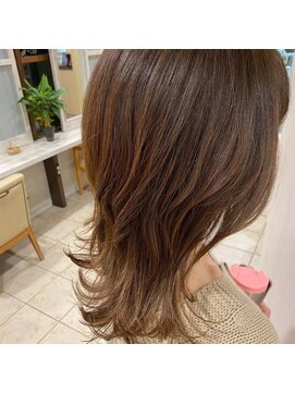 TJ天気予報 1mm江南店 ゆるふわウルフヘア