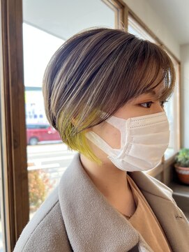 プリズム PRISM グレージュ×インナーカラー