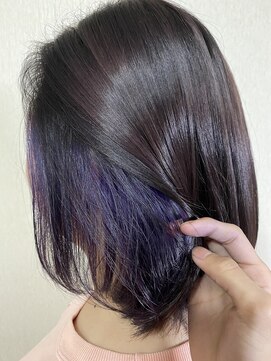 エメ(EME) こっくり深いバイオレットブラウン × 鮮やかバイオレット