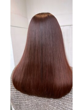 ネウィ 国分寺(newi) ロングレイヤーカット/美髪スタイル#ベージュピンク