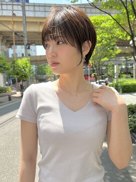 ジアン バイ ミルボン NU茶屋町+(GIEN by milbon) 夏のトレンドショートボブ/大人/くびれ/似合わせ/田中俊成