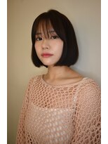 ユニク(uNIQU)&nbsp;韓国風ボブ×シースルーバング