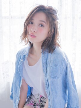 オジコロジ(ojiko.roji) ☆月曜営業☆ojiko.ルーズにまとめた【カジュアルハーフアップ】