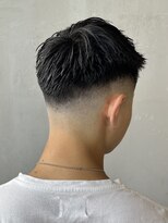 フランクスバーバーリザーブ 人形町店(FRANK’S BARBER RESERVE)&nbsp;アップバングスキンフェード　ｙ