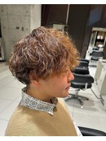 アヴァンスクロス あべのルシアス店(AVANCE. CROSS)&nbsp;波巻きパーマ×マッシュ