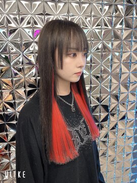 ラヴスタシー(Love Stasy) ＊レッド＊インナーカラーエクステ