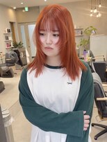 シーン(SCEN) orange × face layer cut
