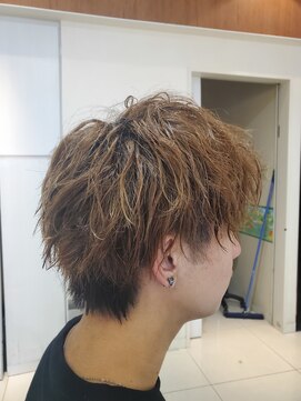 レイフィールド 滝の水店 縦落ちパーマメンズヘア