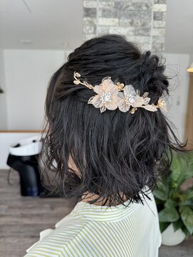 ココメルシー(coco merci) ハーフアップ