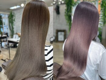 ミリュー(Milieu)の写真/【悩める白髪をオシャレに美しく】ミリューのカラーは、ファッション性が高く周りと差がつく!