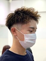 エルマーク 心斎橋(L-MARK)&nbsp;スパイキーショートザクザクショートアップバングツーブロック