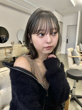 サンド 鹿児島中央(sand) @ayumi.sand くびれボブ　ボブ