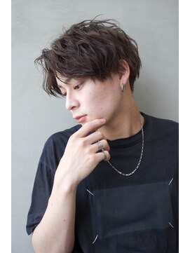 メンズソース 茨木(MEN'S SOURCE) 【SOURCE】無造作スパイラルセンターパート