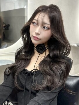 オニキス(ONYX) C24ワンホンレイヤーカット×透明感ココアブラウン