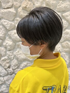 モアナ バイ ヘッドライト 沖縄東崎店(Moana by HEADLIGHT) Moana[東崎]#ハンサムショート#丸みショート#ショートボブ