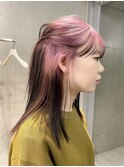 グラデーション/柔らかいピンク/ピンクベージュ　azu