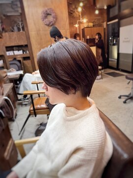 ロルド シェリ(Rold Cheri) 【山本智文】ナチュラルなハンサムショートブラウンカラー