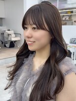 ビューブルー 亀戸錦糸町(VIEW BLUE)&nbsp;◎小顔顔まわりレイヤー暗めカラーロングミディアム似合わせ前髪