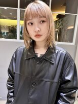 トリッカ 銀座(tricca)&nbsp;ウルフレイヤー/ウルフカット/顔まわりレイヤー/ボブウルフ