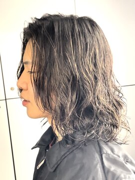 フィフスパーク(fifth PARK) 渋谷メンズボブウルフ緩めスパイラルパーマニュアンスパーマ