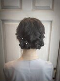 ツインお団子　ヘアアレンジ