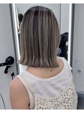 ジュイル ハラジュク(JEWIL HARAJUKU) グレージュカラーのハイライトバレイヤージュ/20代/30代/40代/