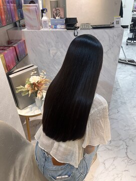 ユアーズヘア 新宿三丁目店(youres hair) 縮毛矯正ロングヘア